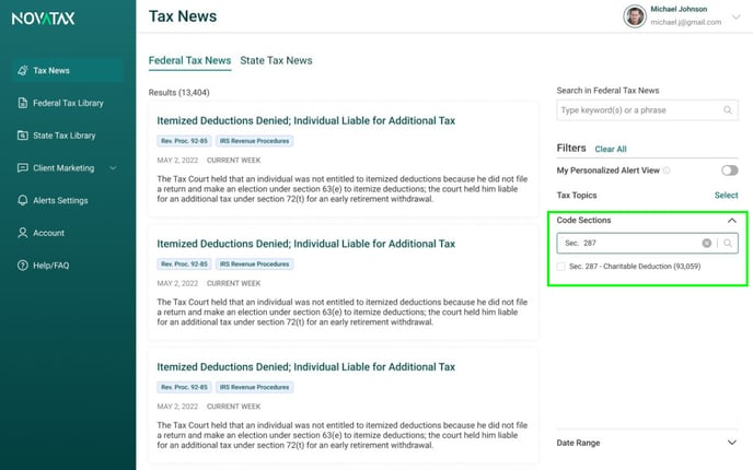 NovaTax-News-Customization_Federal_Code-Section